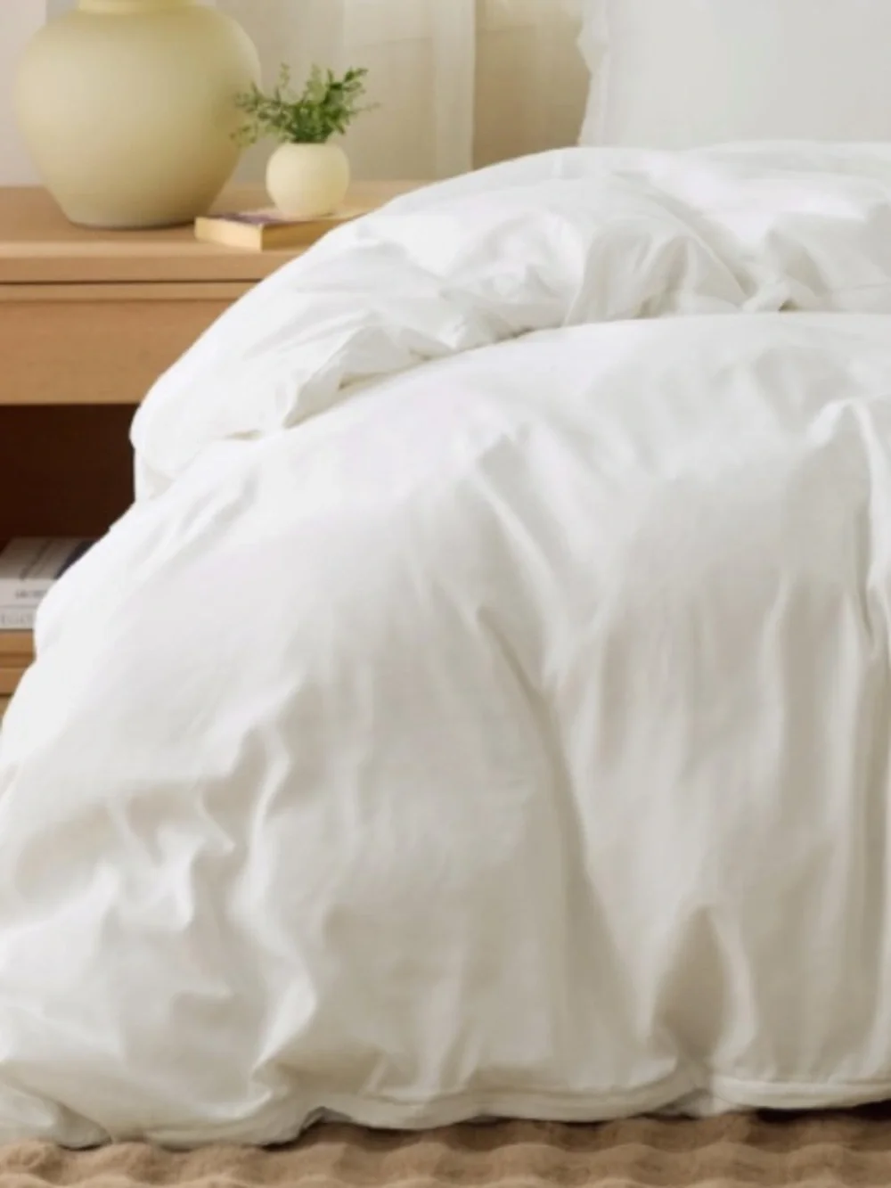 FULL Duvet 3Pc. Set -  Cream White